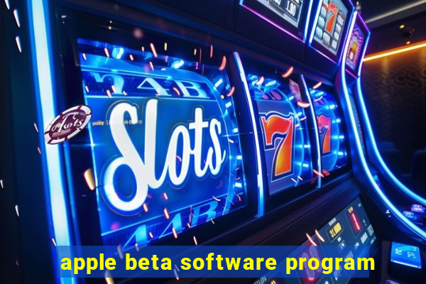 apple beta software program